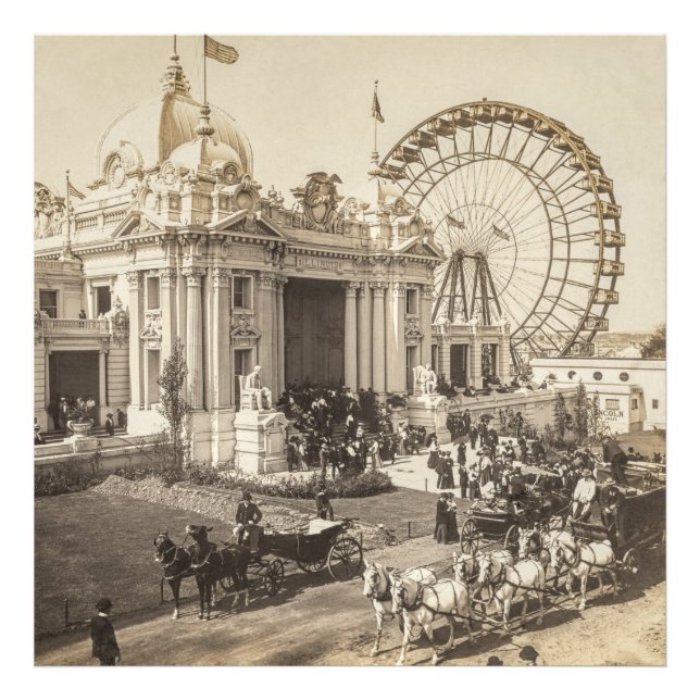 Foto Primera noria inventada por George Ferris (Frente)
