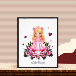 Foto Princesa adorable con flores