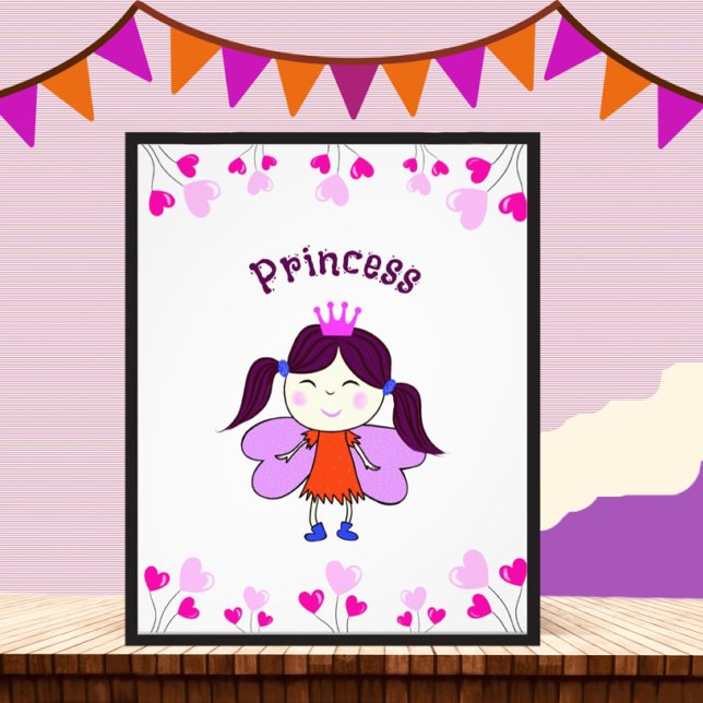 Foto Princesa divertida con globos (Subido por el creador)