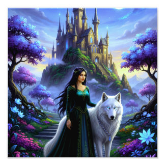 Foto Princesa y Lobo