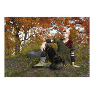Foto Príncipe del Bosque de Fantasía de Otoño Retrato