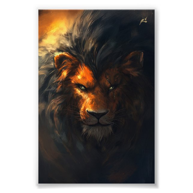 Foto Print Entre Leões (Frente)