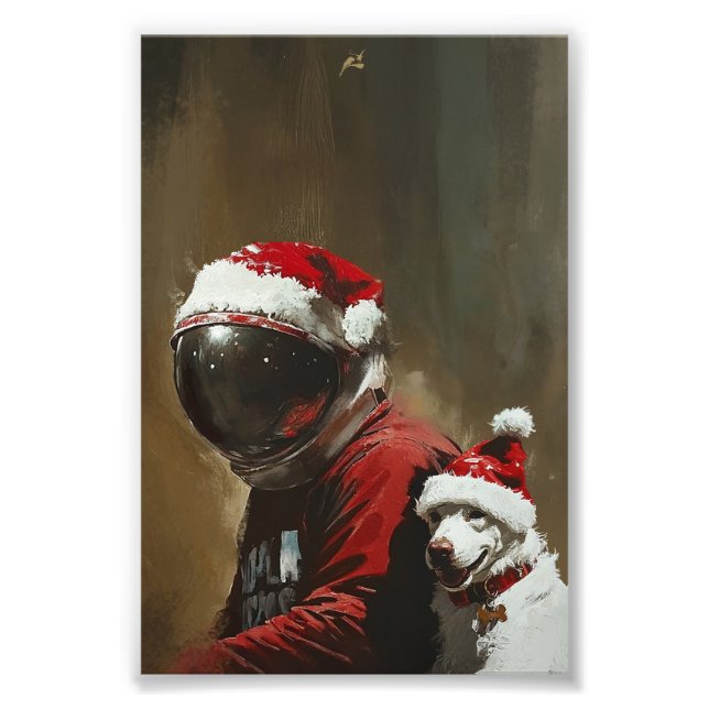 Foto Print Natal Astronauta (Frente)