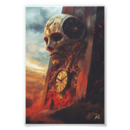 Foto Print O Relógio e a Mortalha