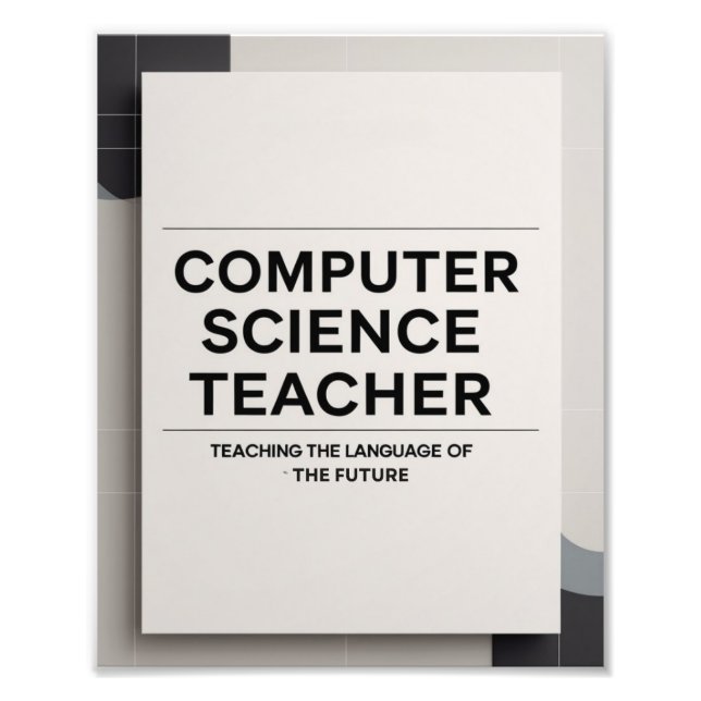 Foto Profesor de Ciencias de la Computación (Frente)