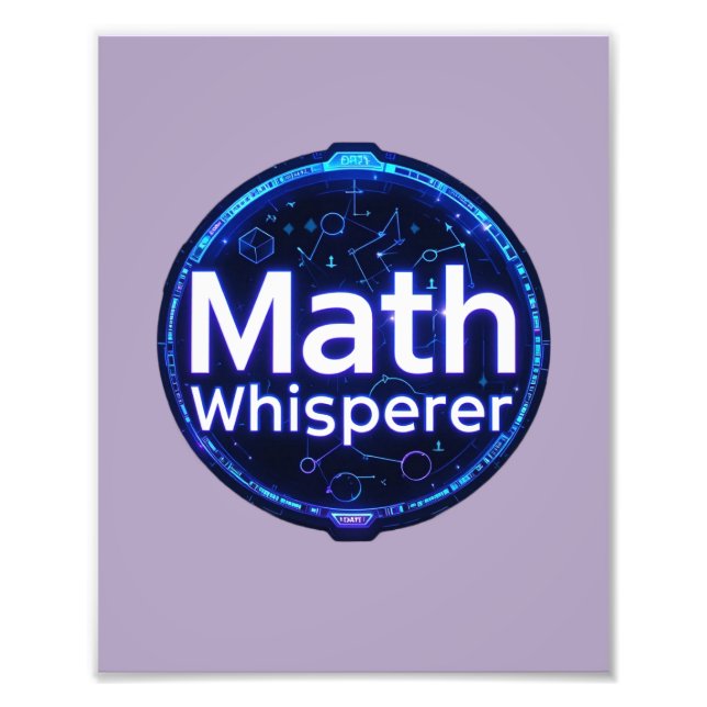 Foto Profesor de Matemáticas Susurrador de Matemáticas (Frente)
