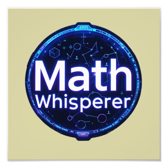 Foto Profesor de Matemáticas Susurrador de Matemáticas (Frente)