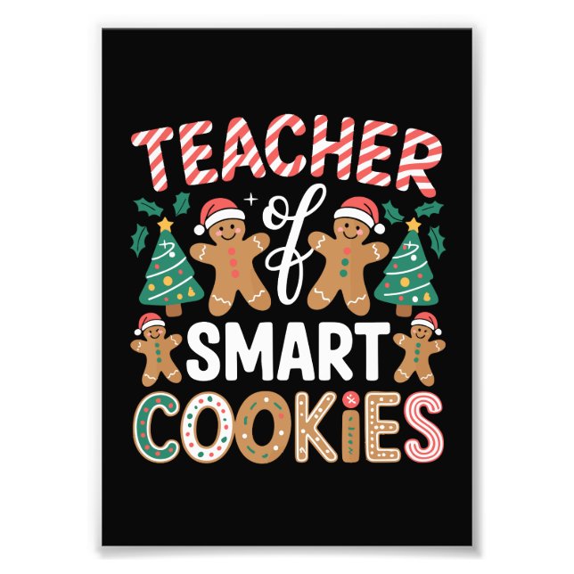 Foto Profesor de Navidad de galletas de jengibre inteli (Frente)