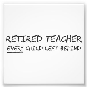 Foto Profesor jubilado CADA niño dejado detrás