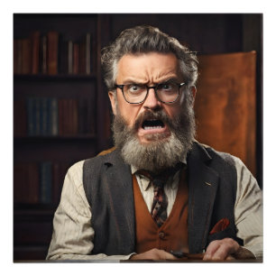 Foto Profesor loco de barba