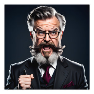 Foto Profesor loco de barba