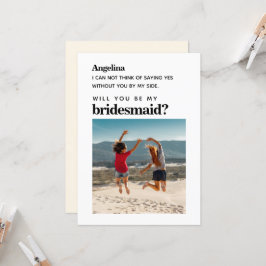 Foto propia Tarjeta de propuesta sencilla y elegan