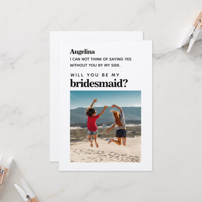 Foto propia Tarjeta de propuesta sencilla y elegan (Anverso/Reverso In Situ)