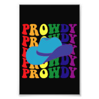 Prowdy Rodeo Howdy Cowboy Cowgirl LGBTQ Western