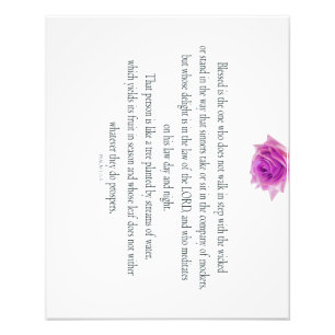 Foto Psalm 1, Flower,