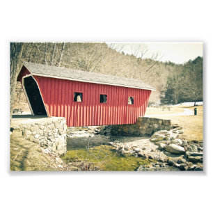 Foto Puente cubierto en el Parque Estatal Kent Falls