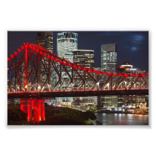 Foto Puente de historia ciudad de Brisbane horizonte Au
