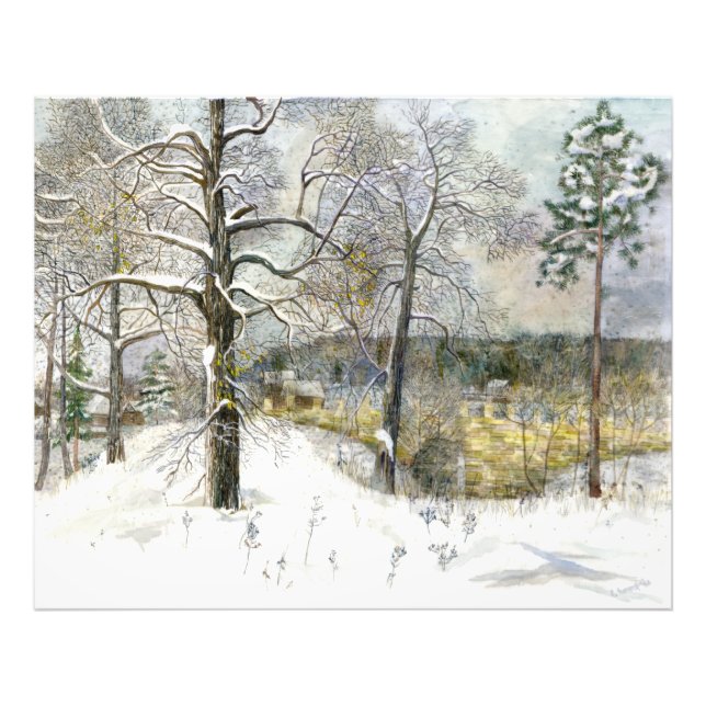 Foto puente de invierno (Frente)