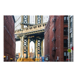 Foto Puente de Manhattan al atardecer