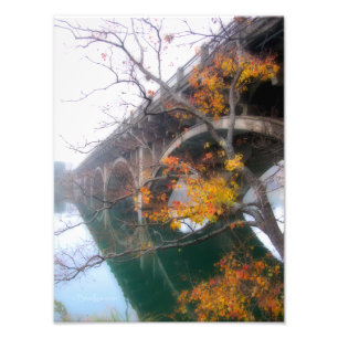 Foto Puente del lago Ladybird en otoño - Austin Texas