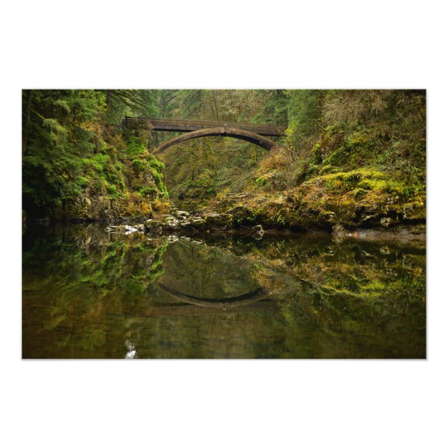 Foto Puente en las Cataratas de Moulton, WA (Frente)