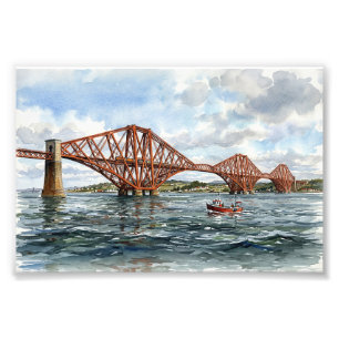 Foto Puente ferroviario histórico de Forth Escocia Acua