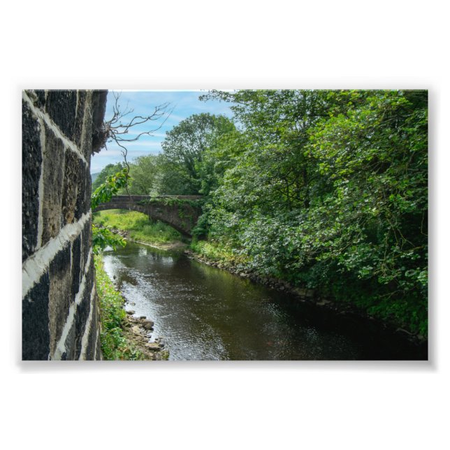 Foto Puente Hawksclough sobre el río Calder (Frente)
