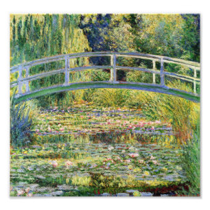 Foto Puente japonés de Monet con la impresión de los