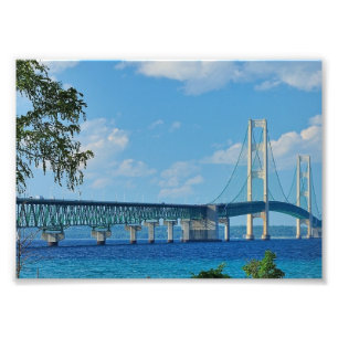 Foto Puente mackinac de impresión