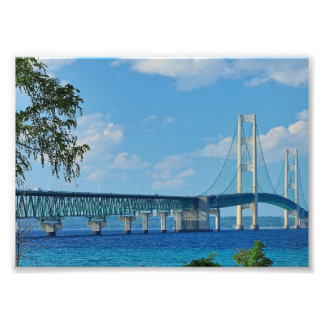 Foto Puente mackinac de impresión