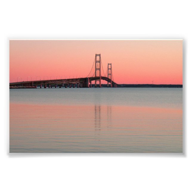 Foto Puente Mackinac, Michigan (Frente)
