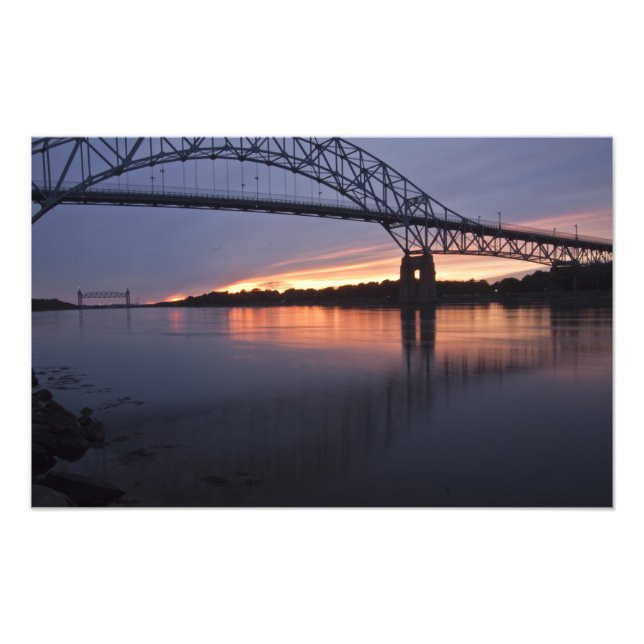 Foto Puente Sagamore sobre el canal de Cape Cod, (Frente)