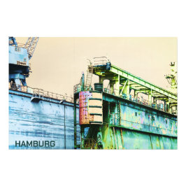 Foto Puerto de Hamburgo - Muelle - Arte de Sachers -