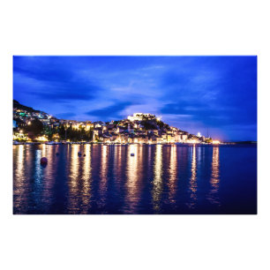 Foto Puerto iluminado en Sibenik, Croacia