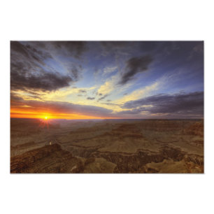Foto Puesta de sol, borde sur del Gran Cañón, Gran