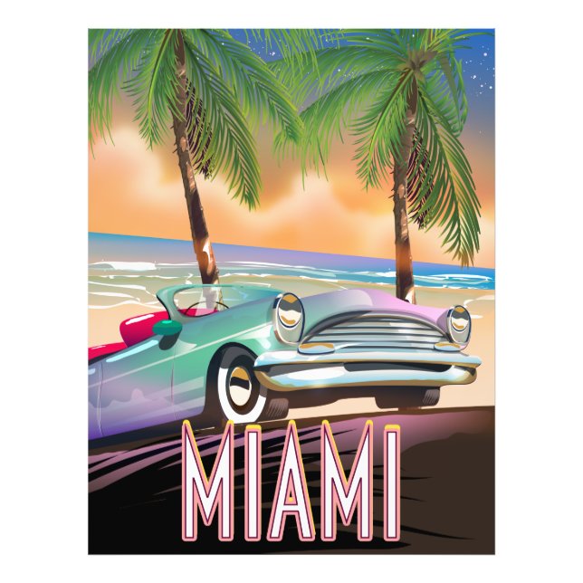 Foto Puesta de sol de Miami (Frente)
