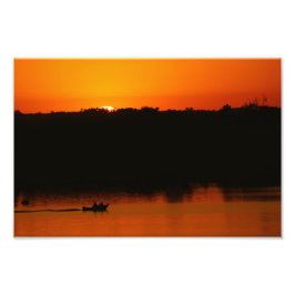 Foto Puesta de sol en el lago Bemidji