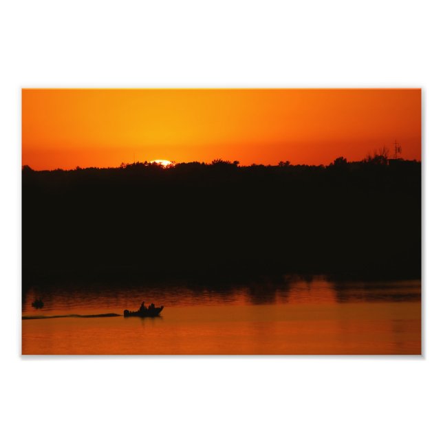 Foto Puesta de sol en el lago Bemidji (Frente)