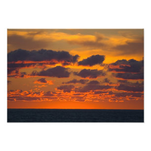 Foto Puesta de sol en el lago Michigan, Ludington, Mich