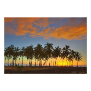 Foto Puesta de sol en el Parque Histórico Nacional Pu'u