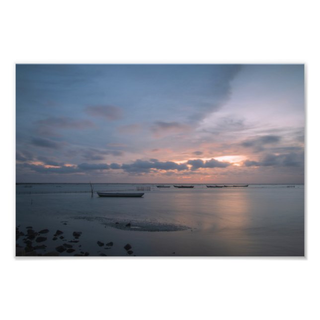 Foto Puesta de sol en la playa (Frente)