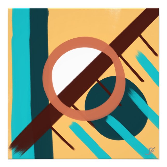 Foto Puesta de sol en la playa - Abstracto  (Frente)