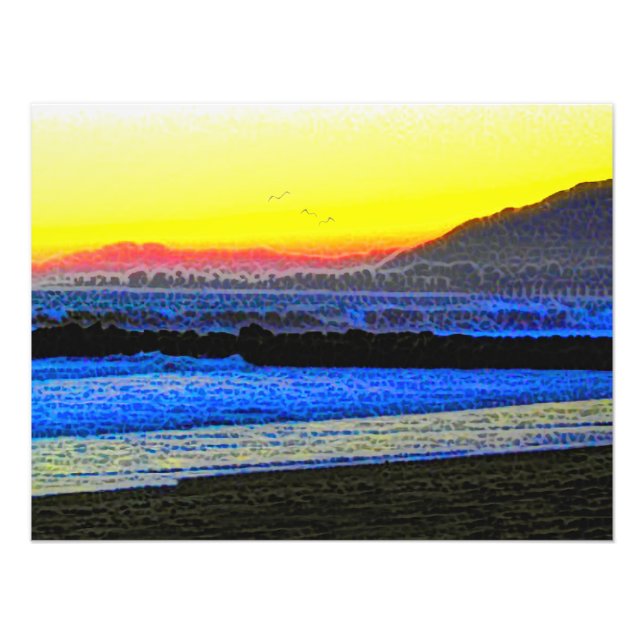 Foto Puesta de sol mística (Frente)