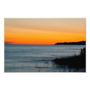 Foto Puesta del sol del lago Michigan, Michigan