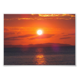 Foto Puesta del sol del océano