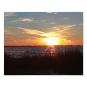 Foto Puesta del sol en la isla de Chincoteague