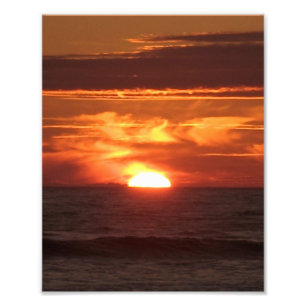 Foto Puesta del sol llameante