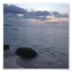 Foto Puesta del sol y playa en Hawaii