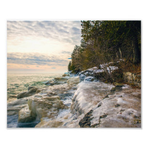 Foto Punto de cueva - Icy Shores - Sunrise - Impresión 