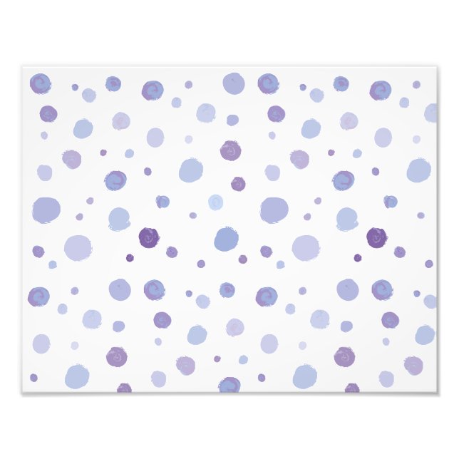 Foto puntos de polka pintados a mano (Frente)